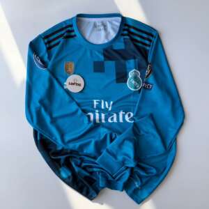 Real Madrid 2017-18 Retro Third Jersey Long Sleeve - Ronaldo #7