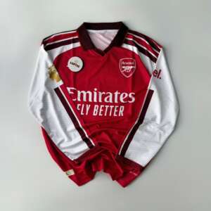 Arsenal 2024-25 Home Jersey Long Sleeve - Saka #7 ( Over sized Full sleeve )